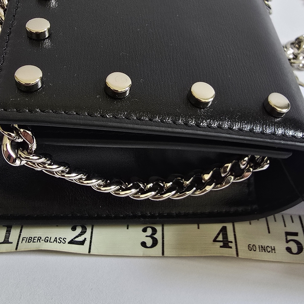 Alexander McQueen Skull Leather Crossbody Black - Picture 10 of 14